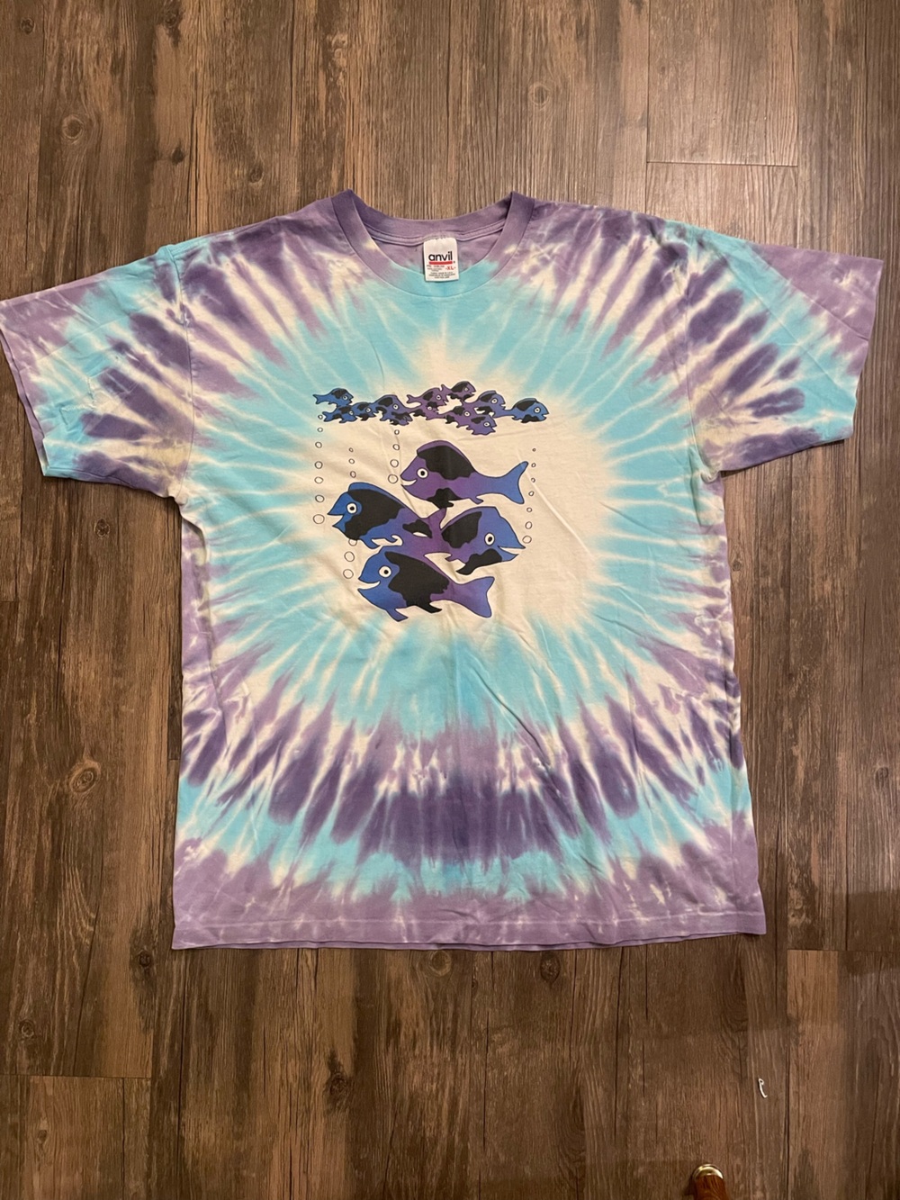 Tie-Dye Fish Graphic T Shirt - Vermont’s Phinest
